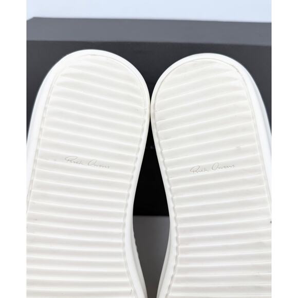 Size 45EU/12US - Rick Owen’s Leather Mainline Ramones Acid Milk? Tried On! main image 7